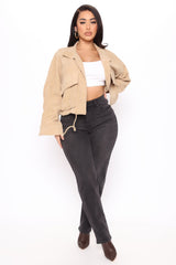 Classic Tapered Mom Jeans - Black Ins Street