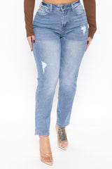No Competition High Rise Mom Jeans - Medium Wash Ins Street