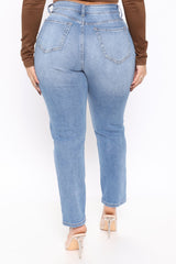 No Competition High Rise Mom Jeans - Medium Wash Ins Street