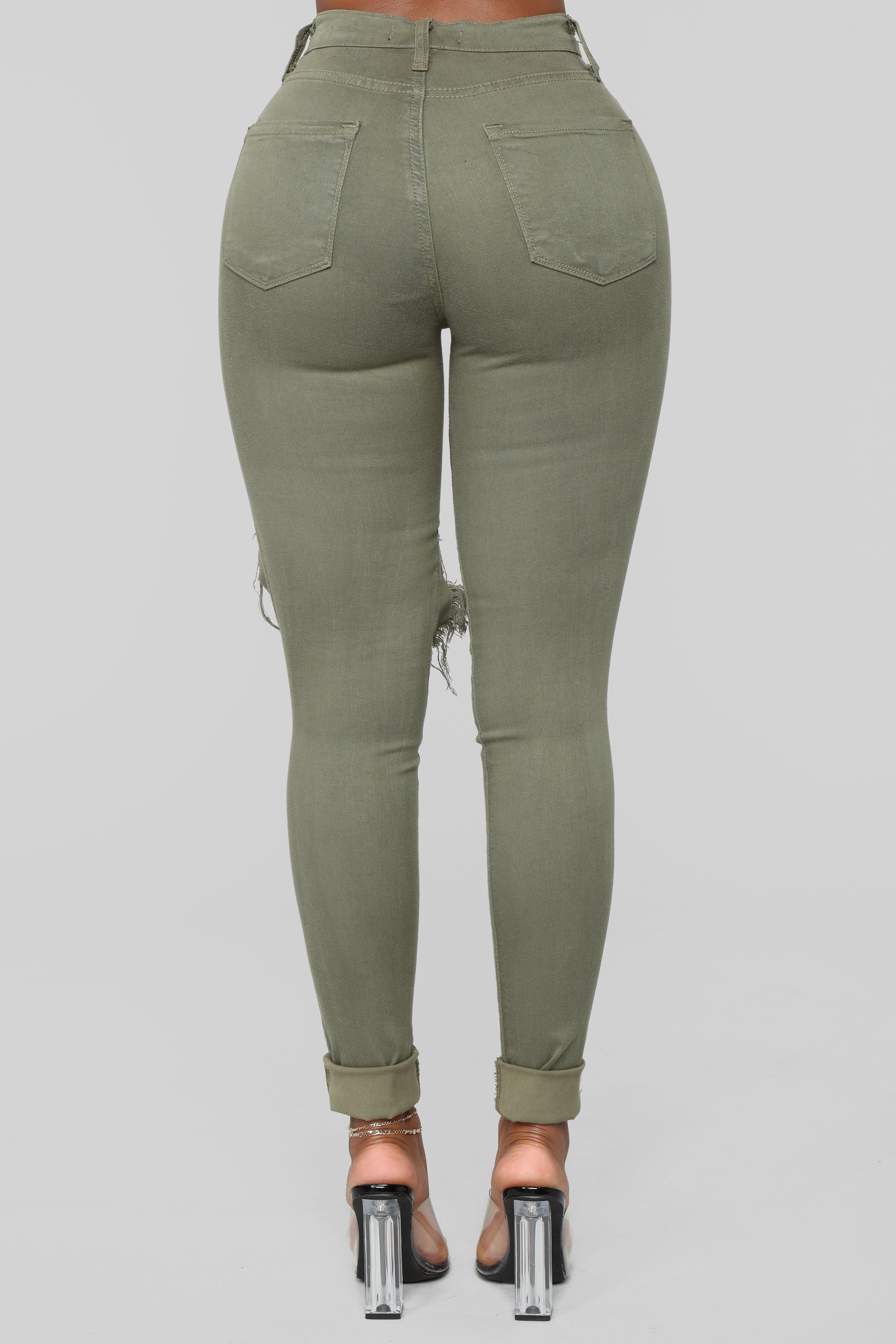 Glistening Jeans - Olive Ins Street