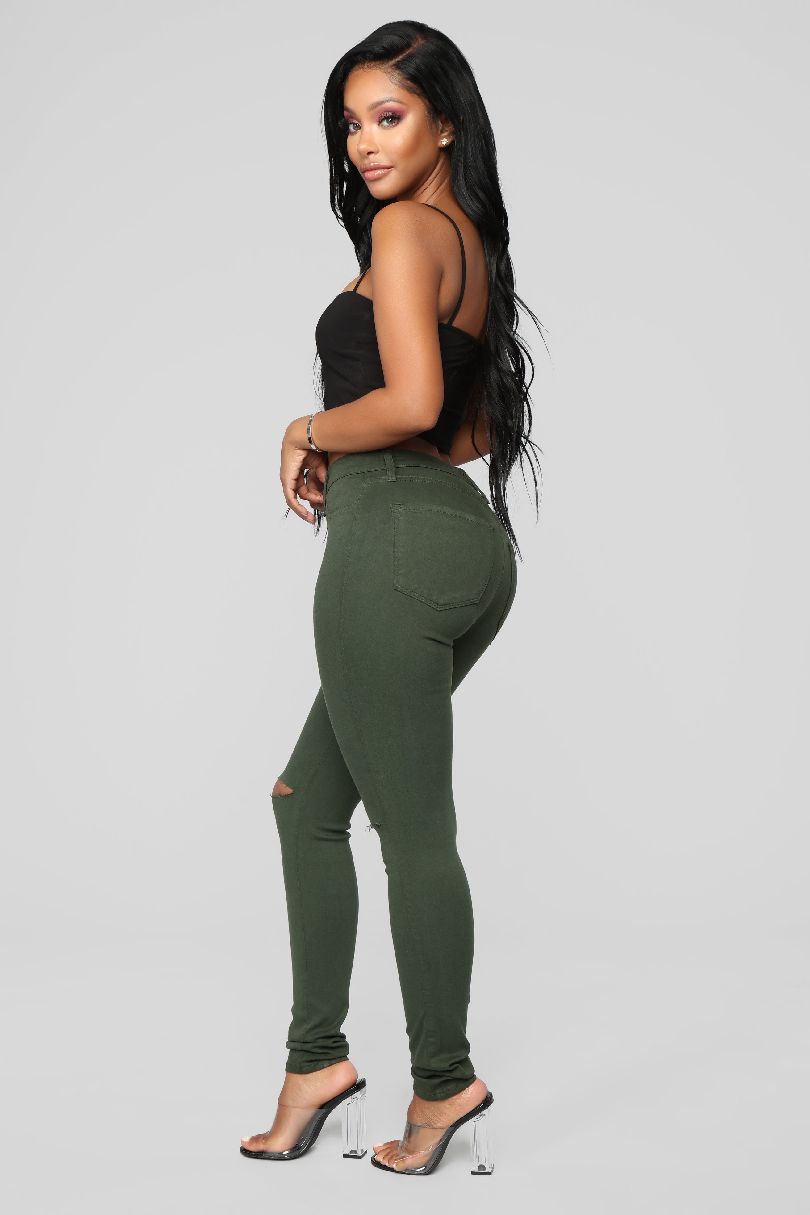 Canopy Jeans - Olive Ins Street