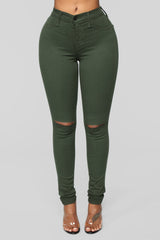 Canopy Jeans - Olive Ins Street