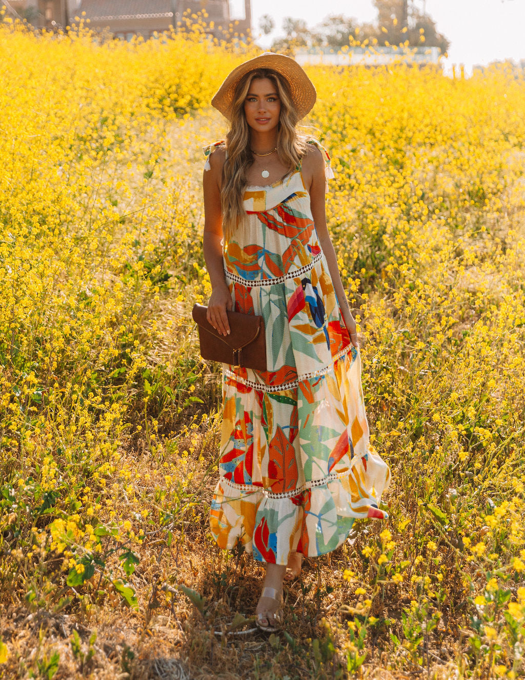 Baja California Crochet Tiered Maxi Dress - FINAL SALE InsStreet