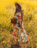 Baja California Crochet Tiered Maxi Dress - FINAL SALE InsStreet