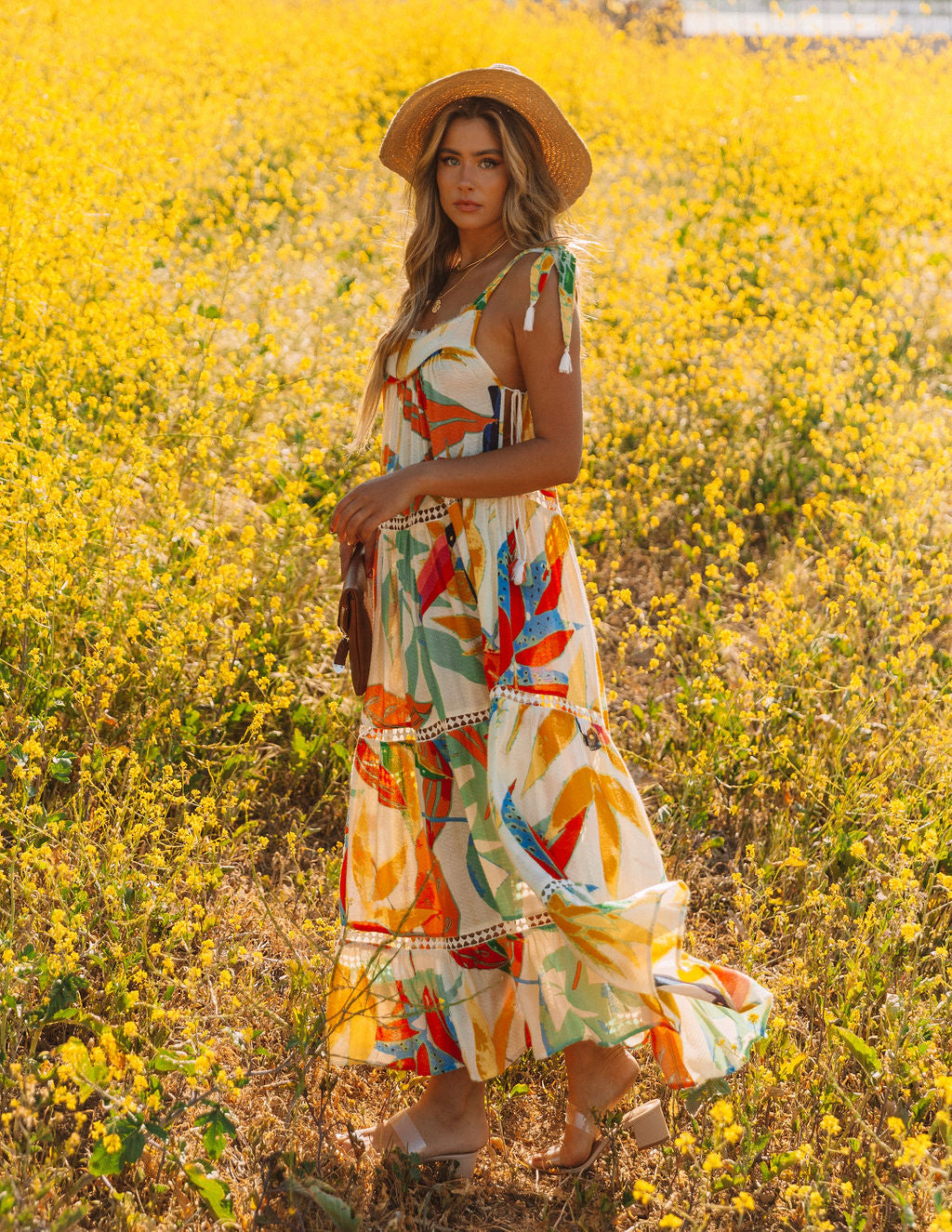 Baja California Crochet Tiered Maxi Dress - FINAL SALE InsStreet