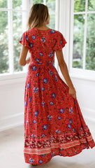 Hurry Up Love Floral Wrap Maxi Dress - FINAL SALE Ins Street