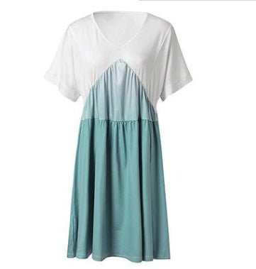 Carmen Pocketed Colorblock Babydoll Dress - Sage Ins Street