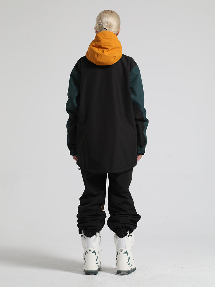 Colorblock Pullover Ski Suit Ins Street