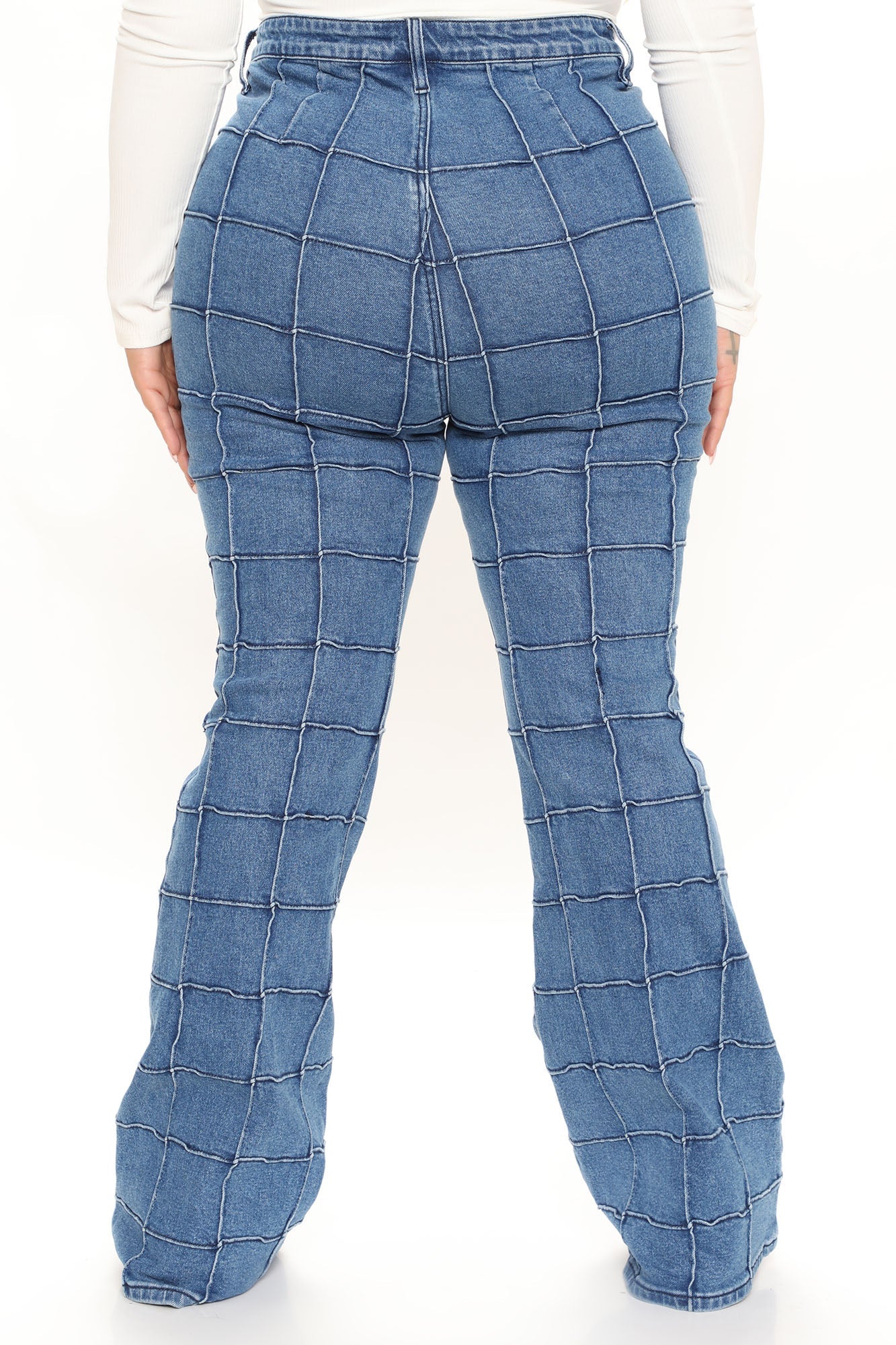 Get It On High Rise Flare Jeans - Dark Wash Ins Street