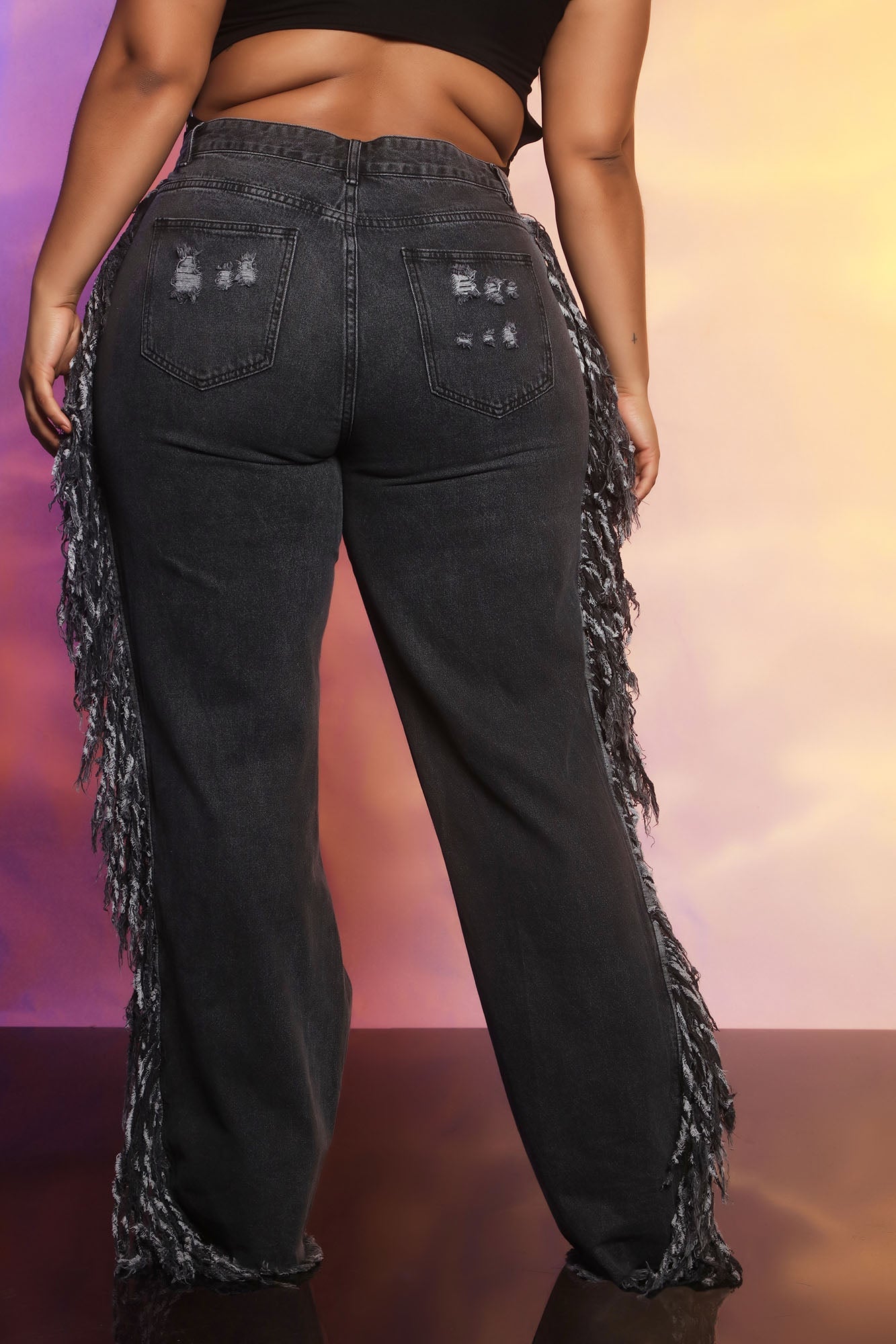 Tall Have It Your Fray Destroyed Boyfriend Jeans - Grey Ins Street