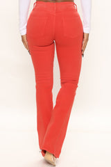 Mojave Bootcut Jeans - Rust Ins Street