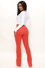 Mojave Bootcut Jeans - Rust Ins Street