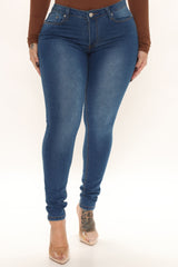 South Street Skinny Jeans - Medium Wash Ins Street