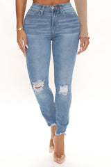 Found You Stretch Skinny Jeans - Medium Blue Wash Ins Street