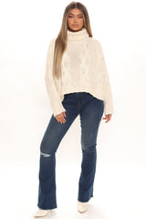 Super Compression Stretch Flare Jeans - Dark Wash Ins Street