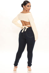 Rhinestone Nights Skinny Jeans - Dark Wash Ins Street