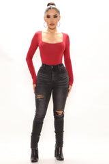 Keeping My Word Distressed Skinny Jeans - Black Ins Street