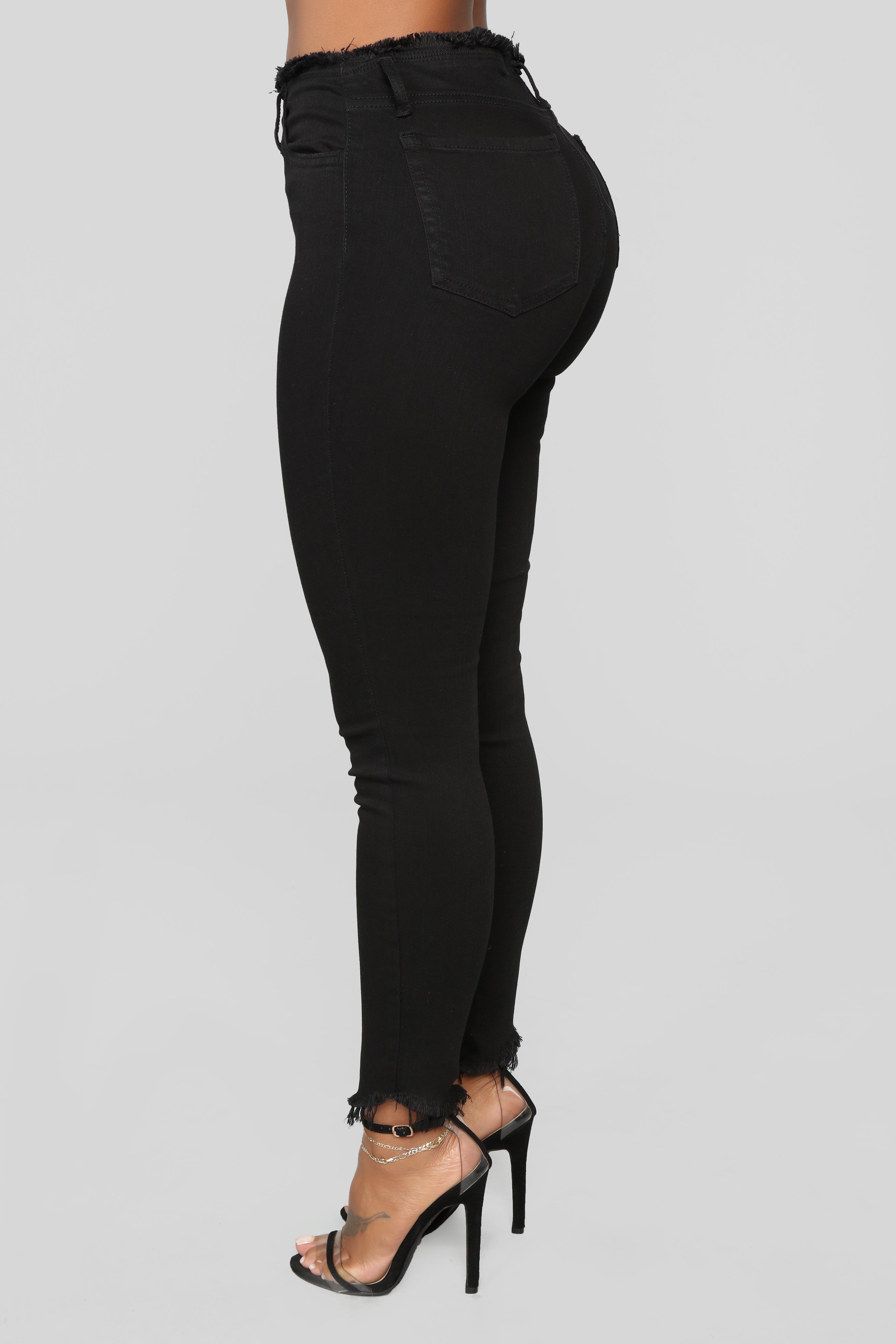 Pour It Up High Rise Jeans - Black Ins Street