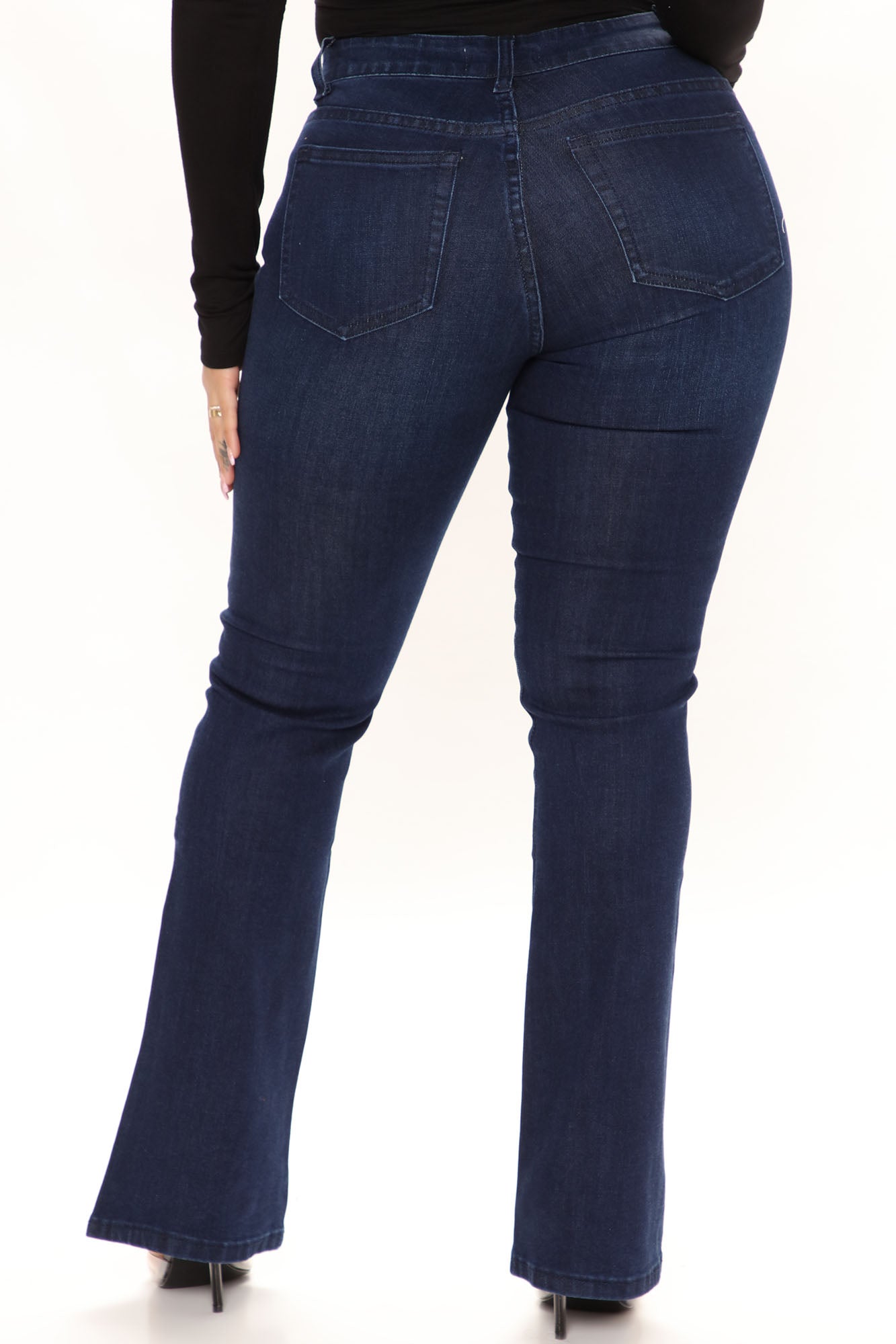 Stay A While Bootcut Jeans - Dark Wash Ins Street