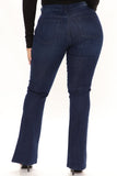 Stay A While Bootcut Jeans - Dark Wash Ins Street