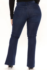 Stay A While Bootcut Jeans - Dark Wash Ins Street