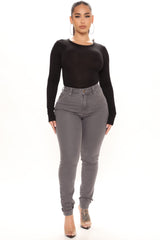 The Right Angles Skinny Jeans - Grey Ins Street