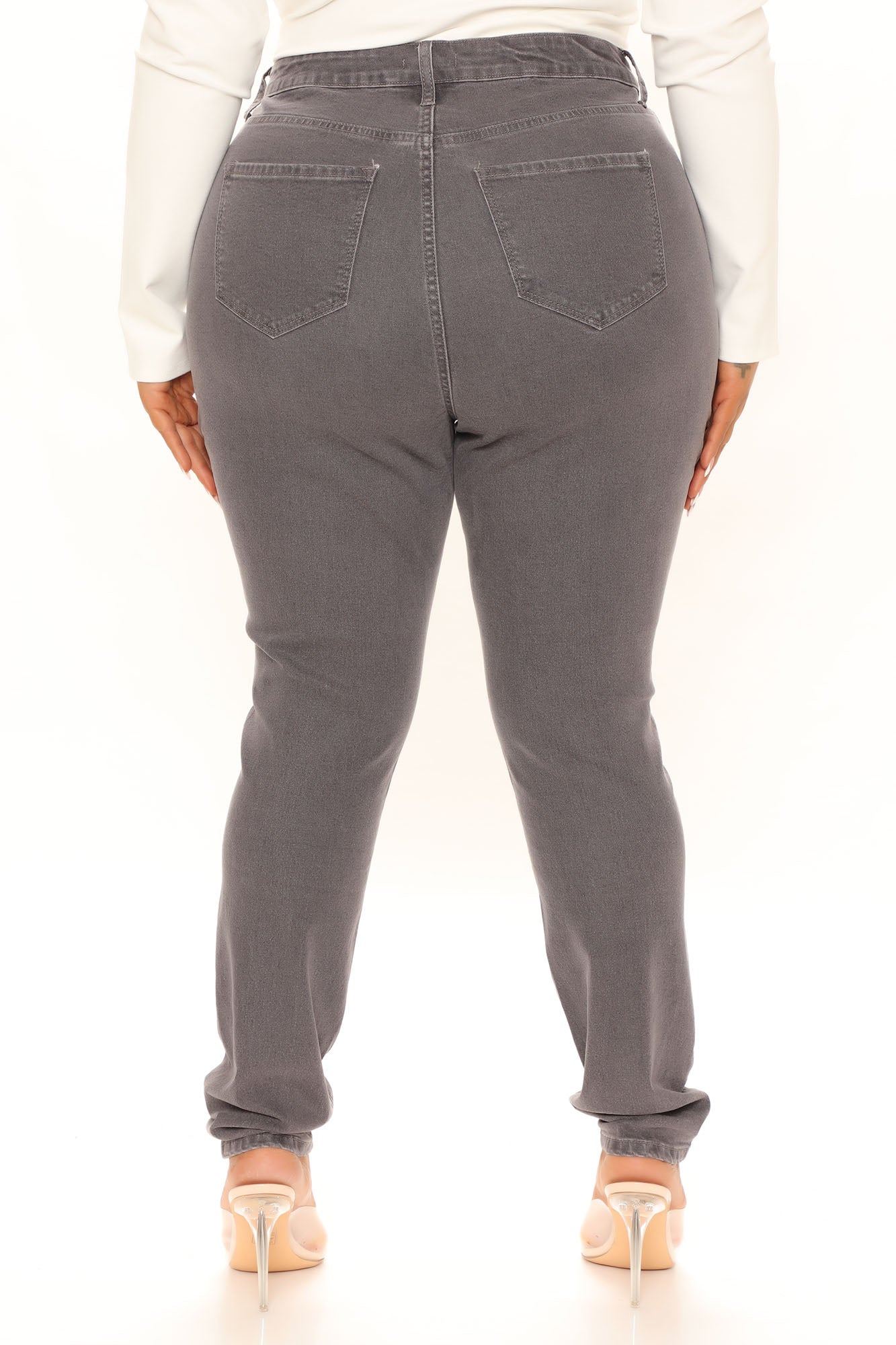 The Right Angles Skinny Jeans - Grey Ins Street