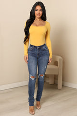 Set The Mood Skinny Jeans - Dark Wash Ins Street