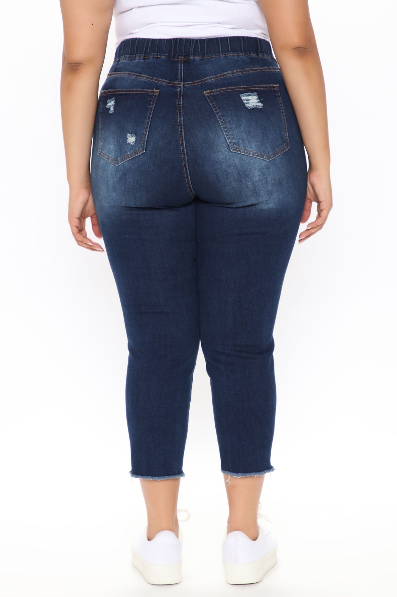 Somewhat The Same Jogger Jeans - Dark Wash Ins Street