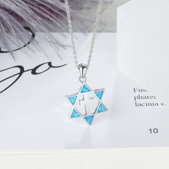 Six-pointed star Women Necklaces 925 silver 2023-03-14 InsStreet