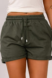 Drawstring Cuffed Shorts with Pockets Ins Street