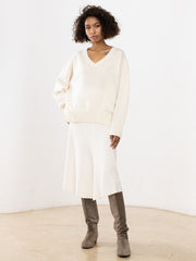 V-NECK PULLOVER SWEATER CARMAR