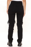 Feed My Ego Slouch Fit Jeans - Black Ins Street