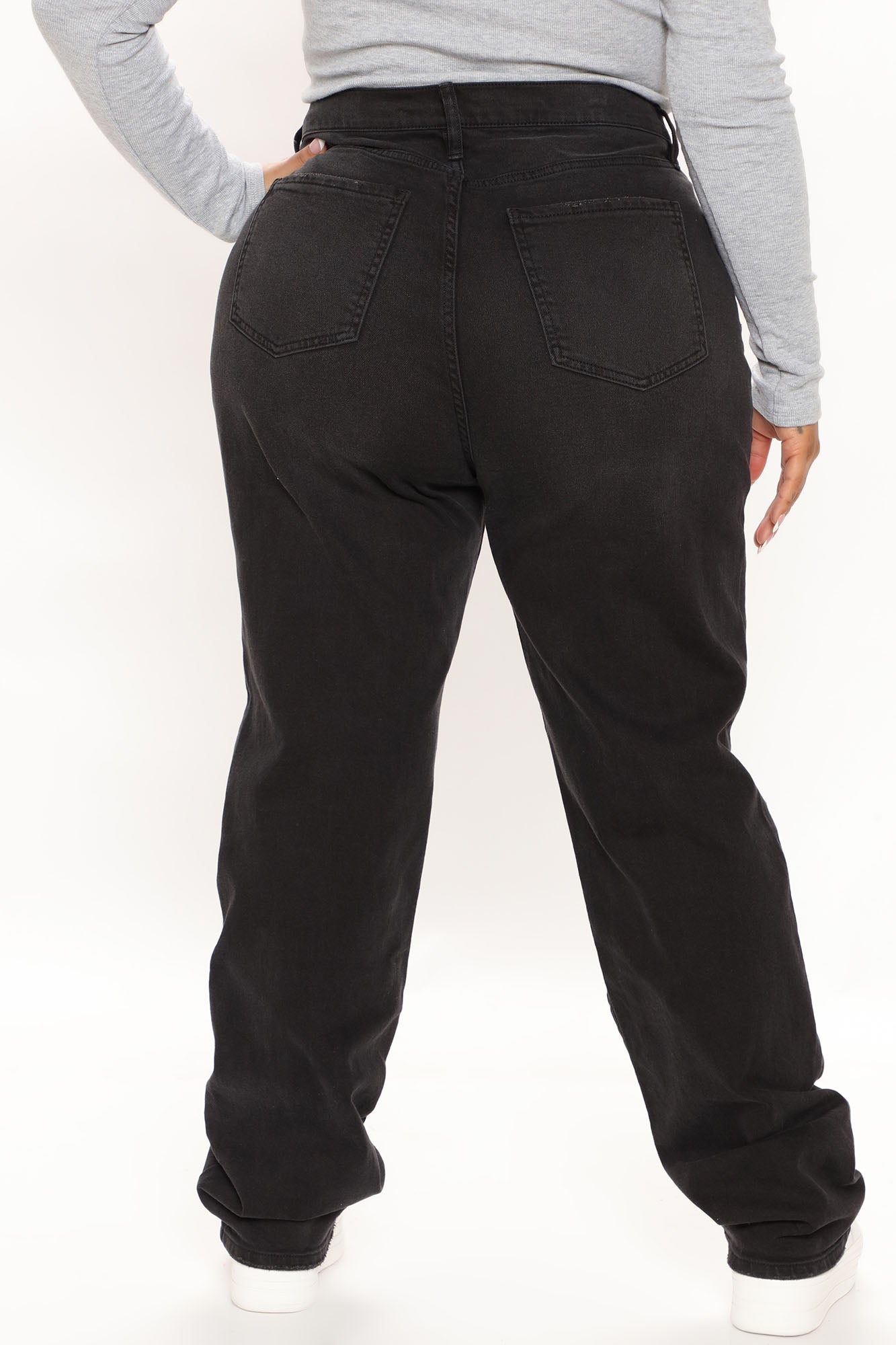 Replay Of The 90's Slim Straight Leg Jeans - Black Ins Street