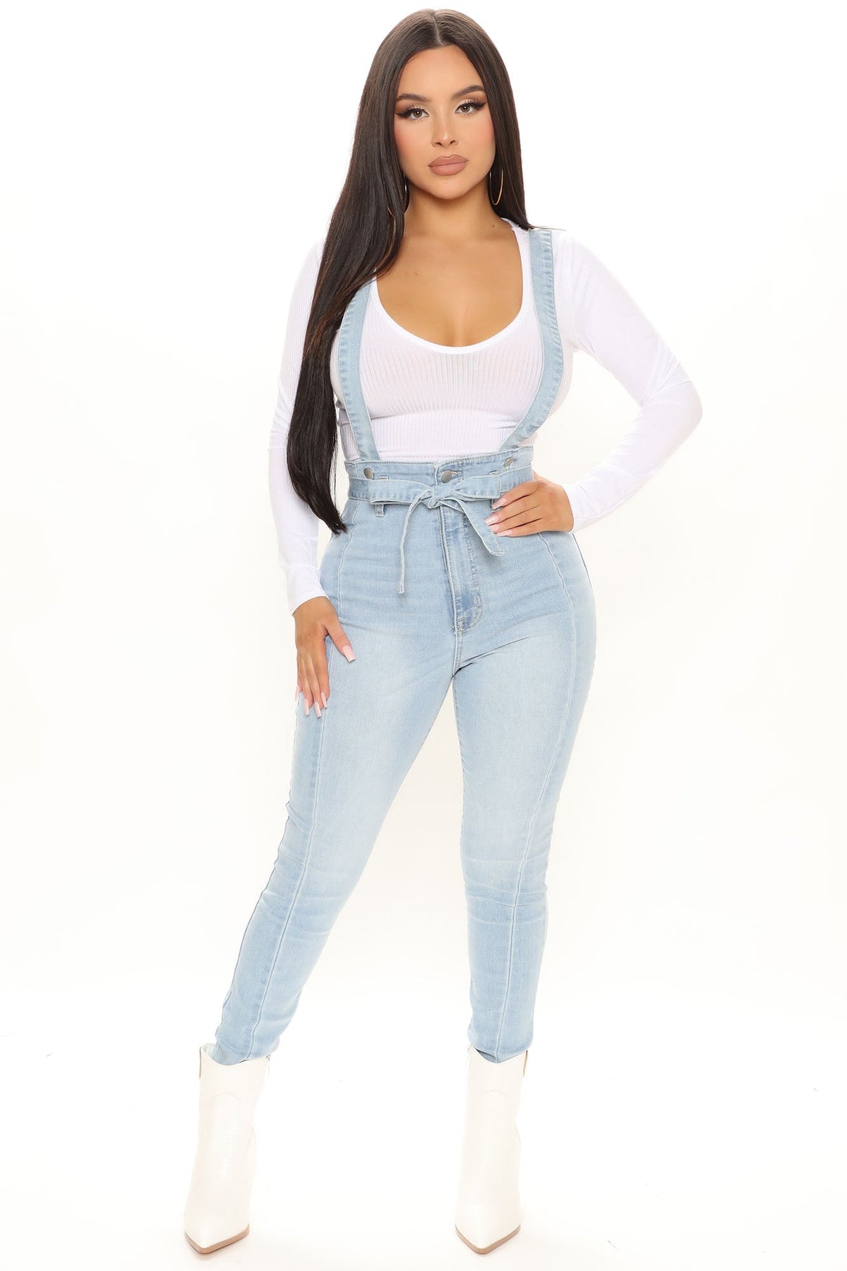 I Want It All Overalls - Medium Blue Wash Ins Street
