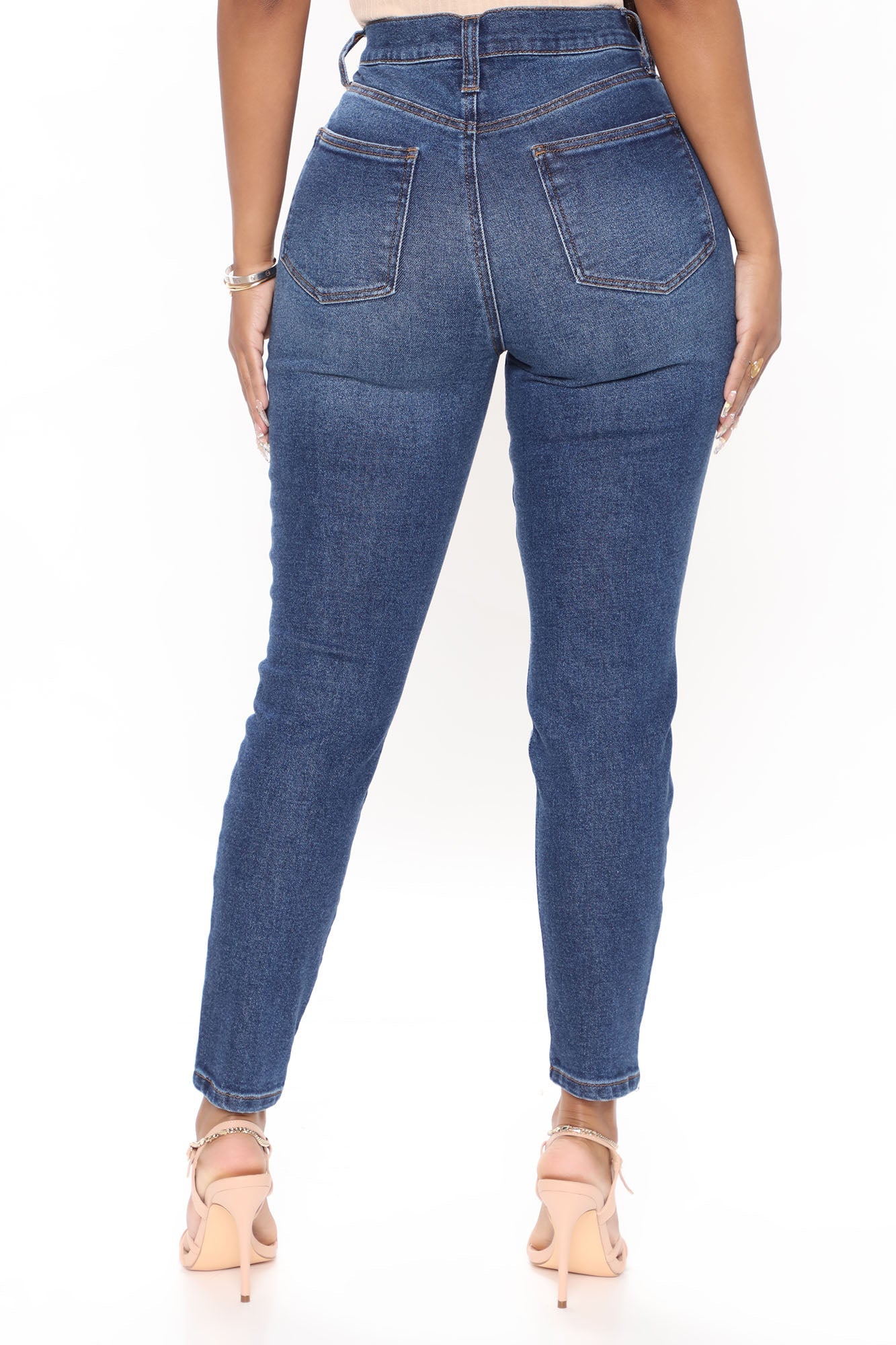 Cruisin' With You Ripped Skinny Jeans - Dark Wash Ins Street