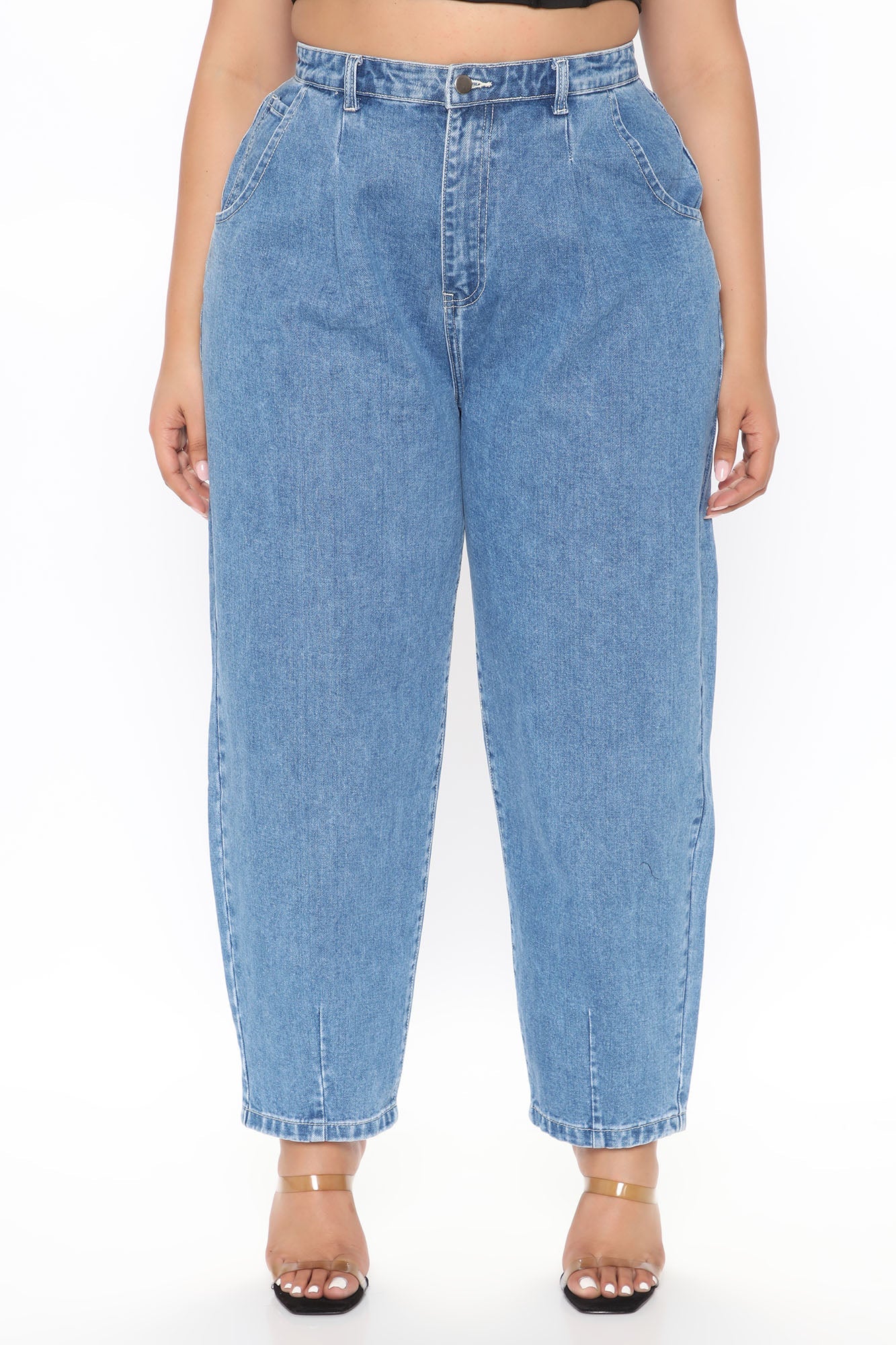 Daydreaming High Rise Mom Jeans - Medium Wash Ins Street