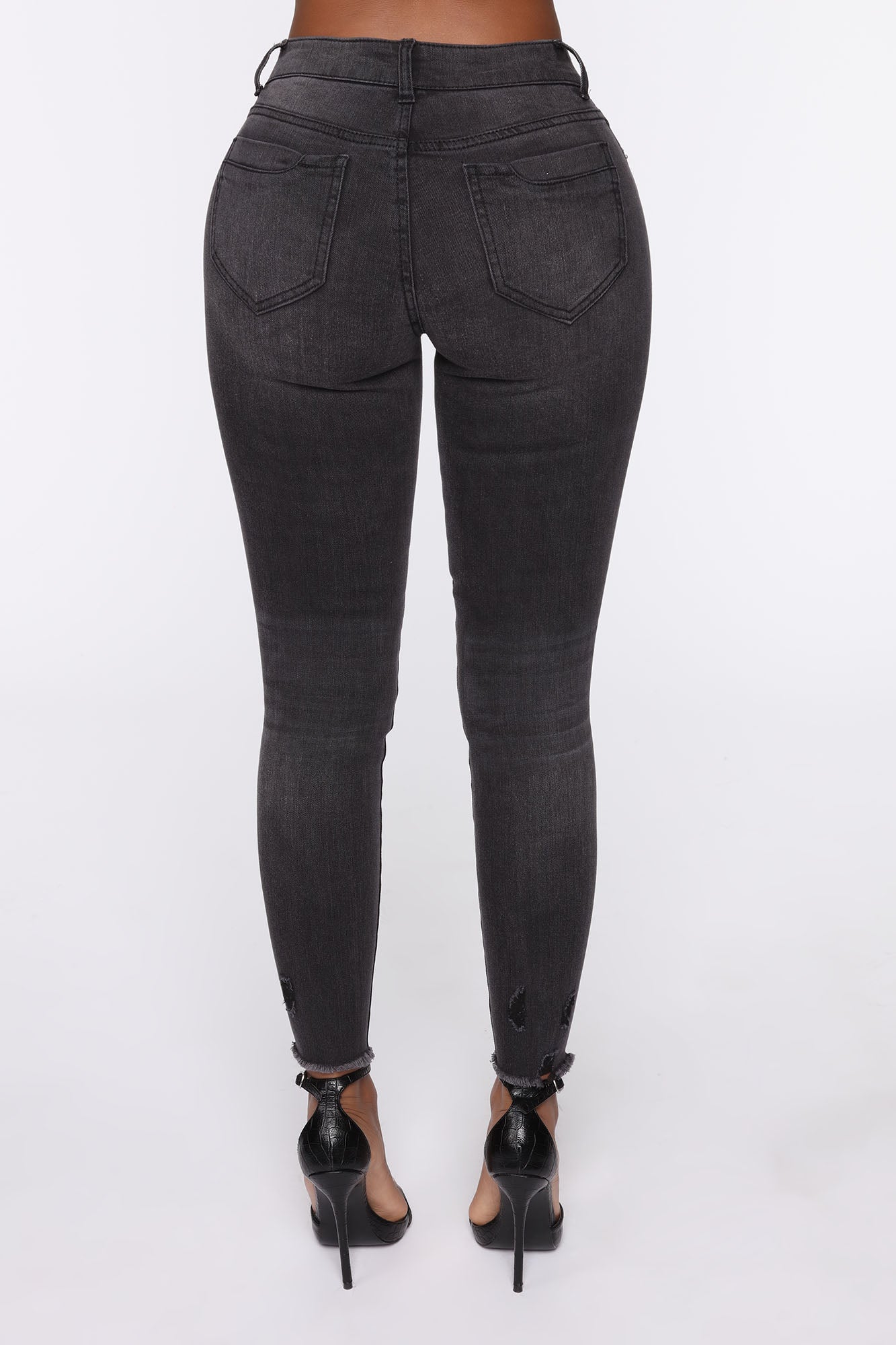 Nervous Around You Jeans - Black Wash Ins Street