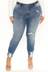 Give You Life Skinny Jeans - Dark Wash Ins Street