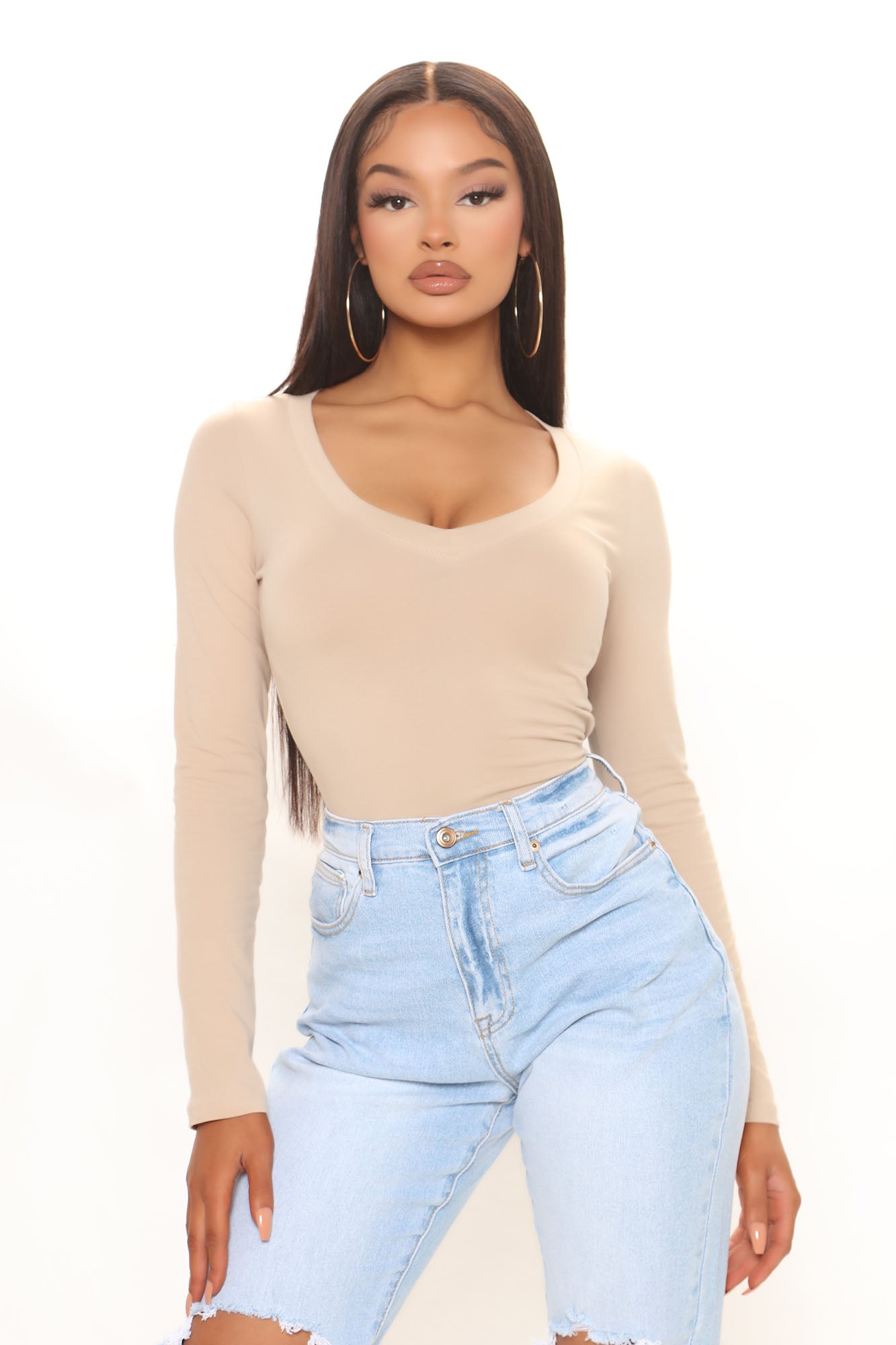 Word To Your Momma High Rise Mom Jeans - Light Blue Wash Ins Street