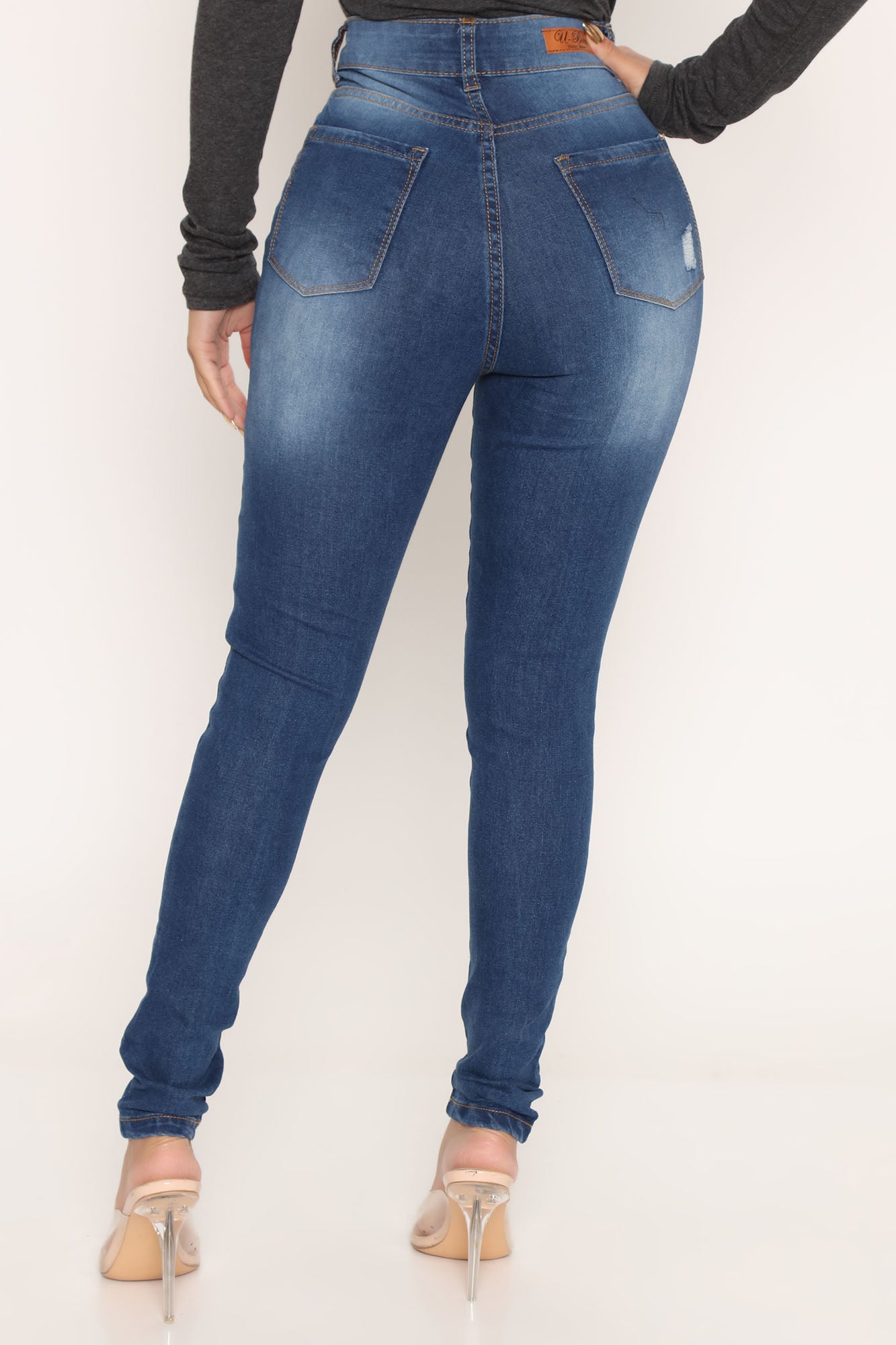 Have Mercy Skinny Jeans - Medium Blue Wash Ins Street