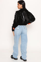 Second Date Straight Leg Jeans - Light Blue Wash Ins Street
