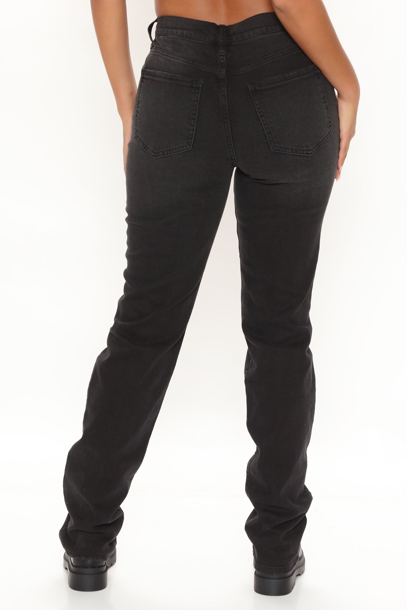 Replay Of The 90's Slim Straight Leg Jeans - Black Ins Street