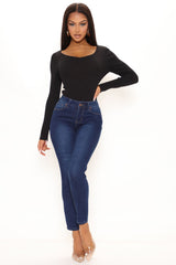 Take A Good Look Skinny Jeans - Dark Wash Ins Street