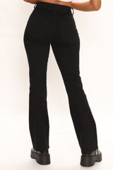 Let's Groove Bootcut Jeans - Black Ins Street