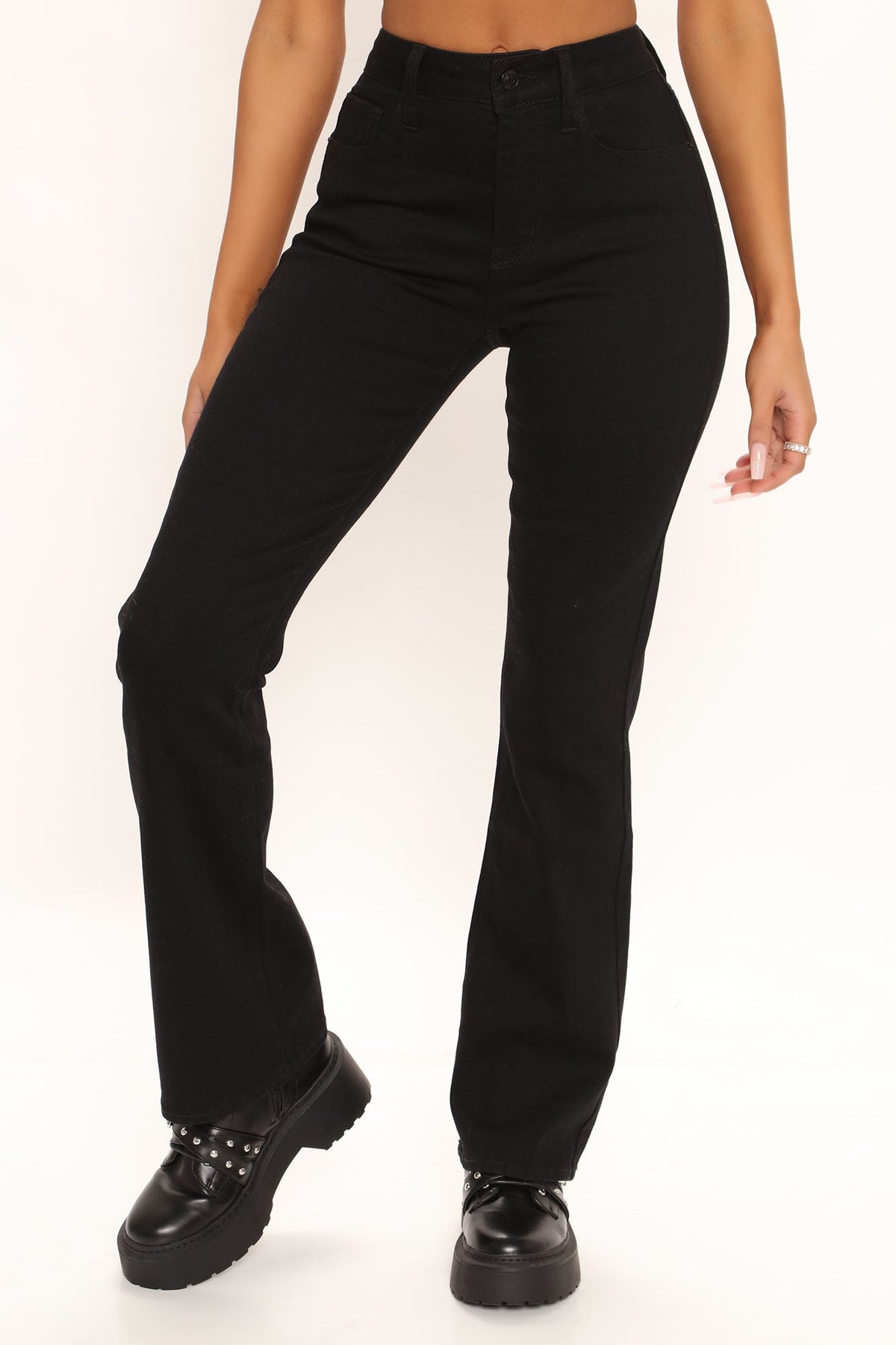 Let's Groove Bootcut Jeans - Black Ins Street