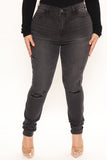 Tall Our Favorite High Rise Skinny Jeans - Grey Ins Street
