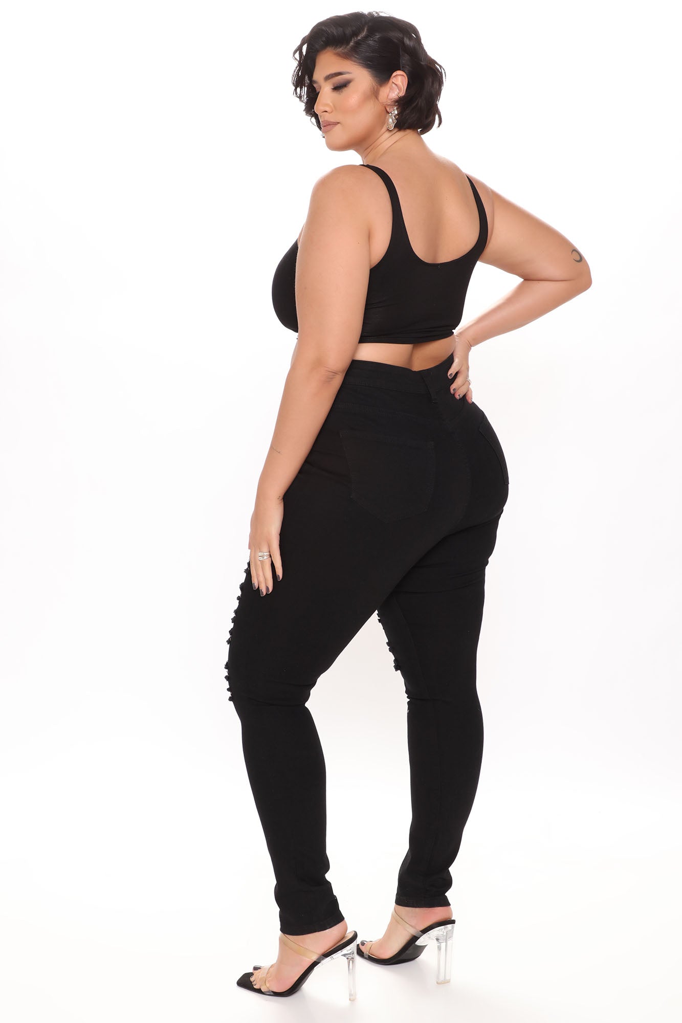 Drive To The Ocean Jeans - Black Ins Street