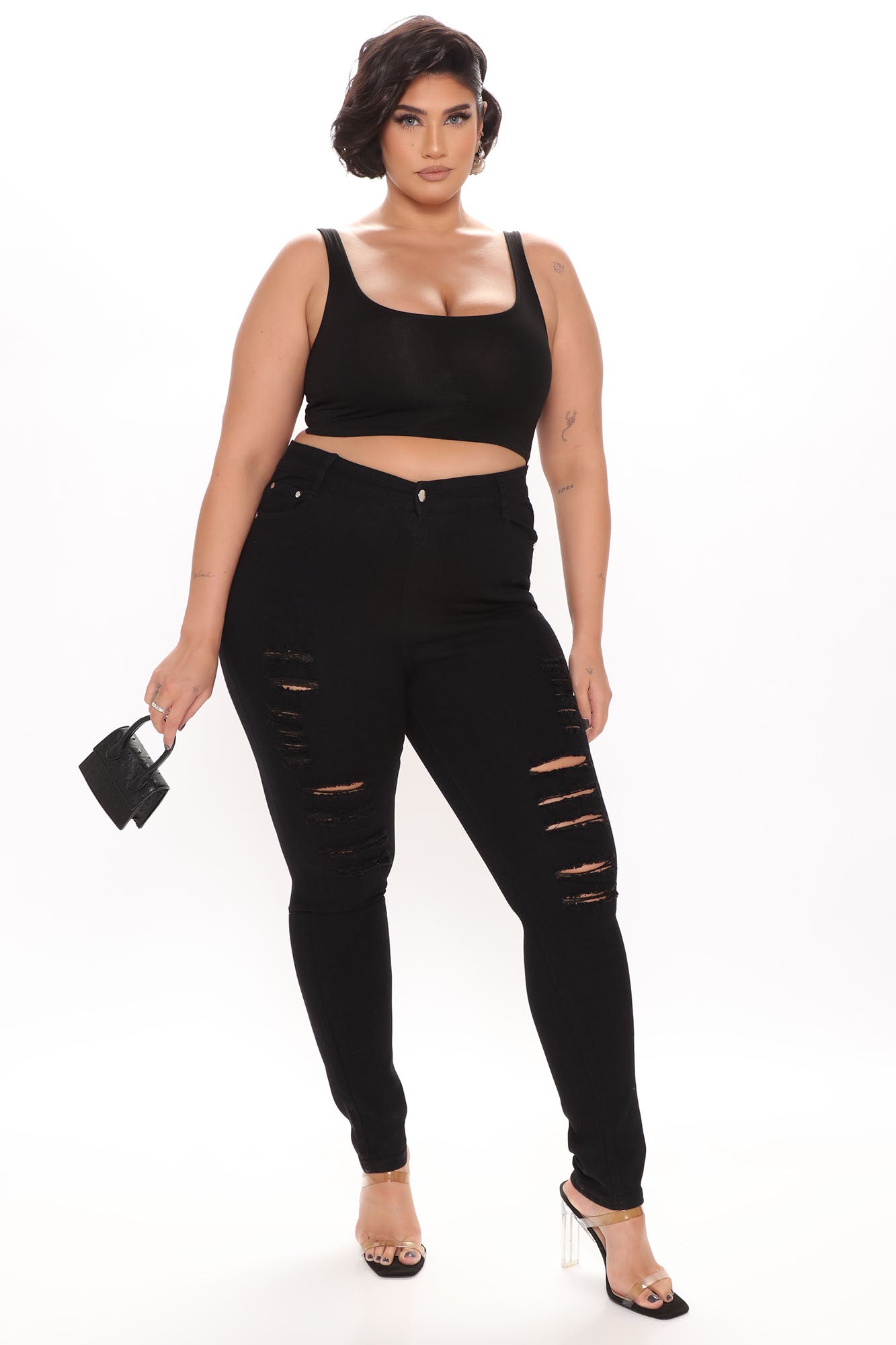 Drive To The Ocean Jeans - Black Ins Street