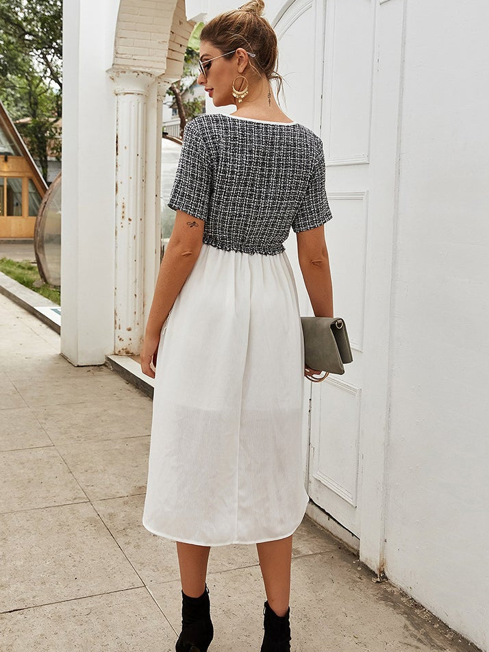 Stitching dress 2023-03-14 InsStreet